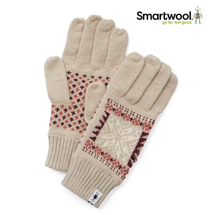 Fairisle Snowflake Glove 스마트울